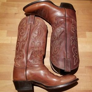 Justin Buck Bay Apache Cowboy boots
